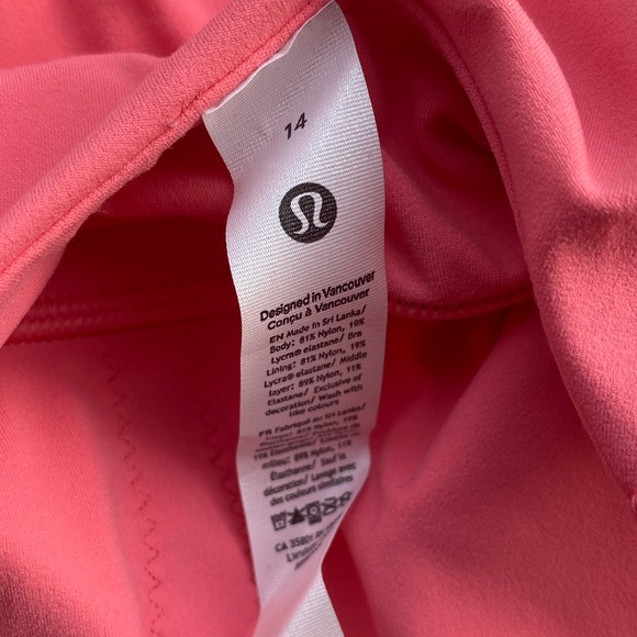 Lululemon Align Cropped Cami Tank Top, Sakura Pink, Size 14 ~ New - Picture 8 of 9